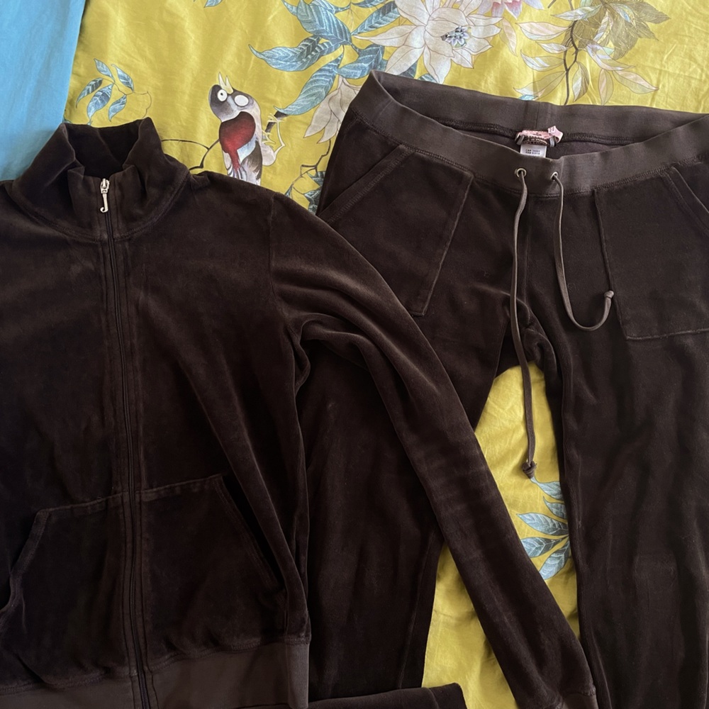 Juicy Couture velour vintage track suite Small